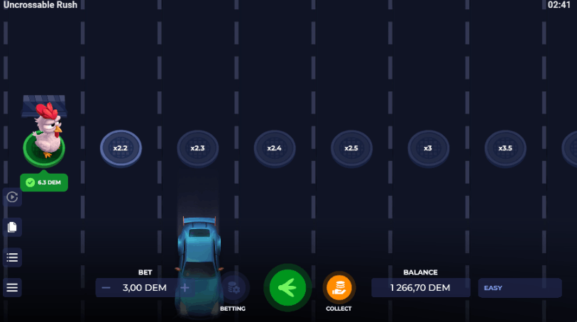 Uncrossable Rush – Análise Principiante